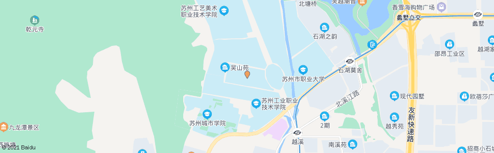 苏州国际教育园(旅游财经校)_公交站地图_苏州公交_妙搜公交查询2025
