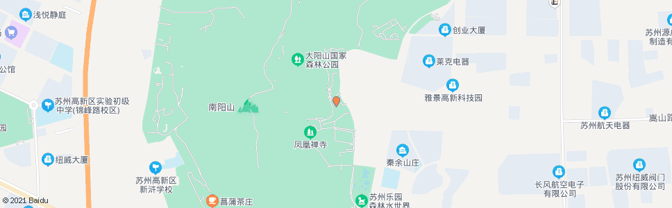 苏州大阳山首末站_公交站地图_苏州公交_妙搜公交查询2025