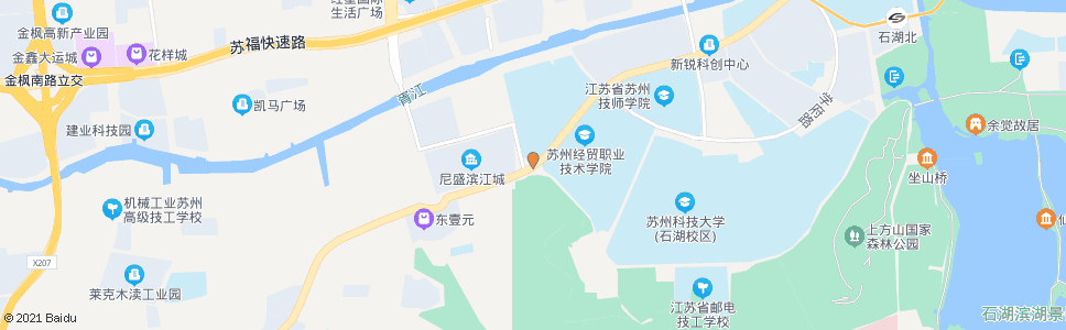 苏州经贸学院产教园_公交站地图_苏州公交_妙搜公交查询2025