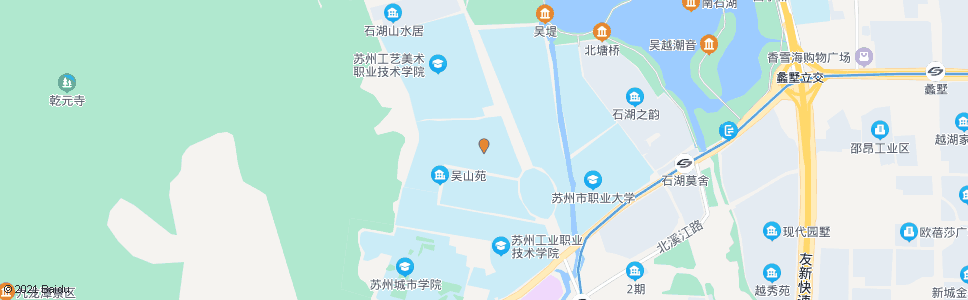 苏州国际教育园(建设交通校)_公交站地图_苏州公交_妙搜公交查询2024