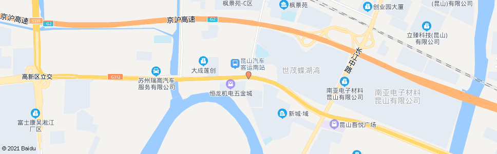 苏州新南路柏庐南路_公交站地图_苏州公交_妙搜公交查询2024