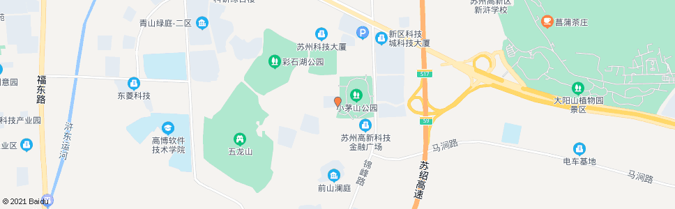 苏州景润路科明路南_公交站地图_苏州公交_妙搜公交查询2025