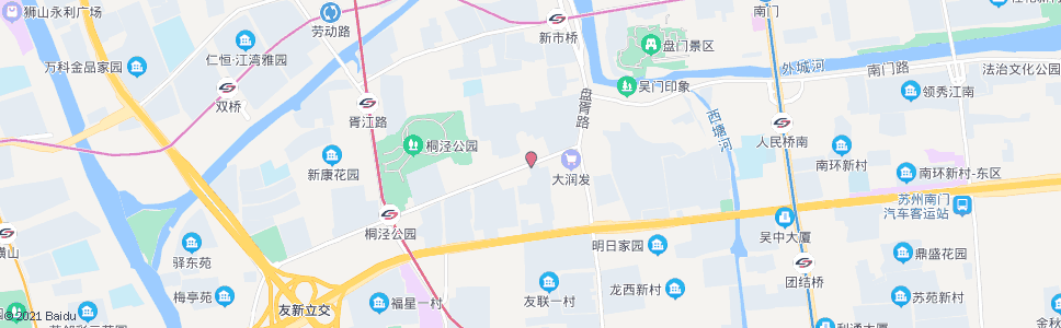 苏州解放新村(姑苏区行政服务中心)_公交站地图_苏州公交_妙搜公交查询2024