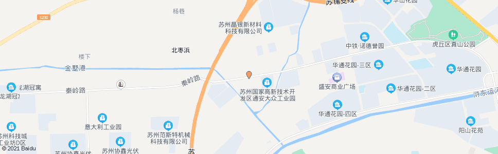 苏州华金路北河村_公交站地图_苏州公交_妙搜公交查询2024