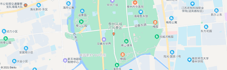 泰州升仙桥_公交站地图_泰州公交_妙搜公交查询2024