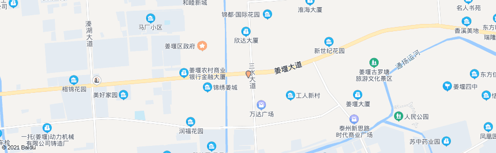 泰州联华大酒店_公交站地图_泰州公交_妙搜公交查询2024