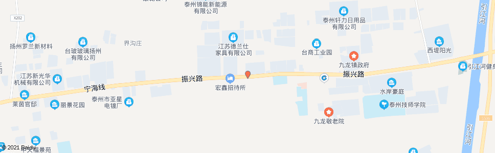 泰州张坝村_公交站地图_泰州公交_妙搜公交查询2024