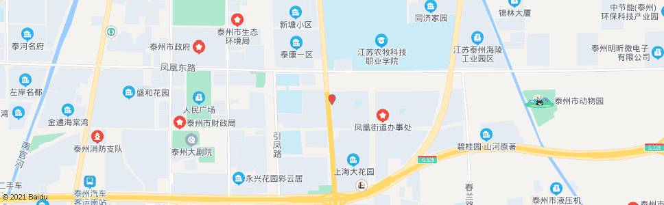 泰州东润第一城(西门)_公交站地图_泰州公交_妙搜公交查询2024