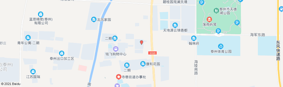 泰州奇瑞4S店_公交站地图_泰州公交_妙搜公交查询2024