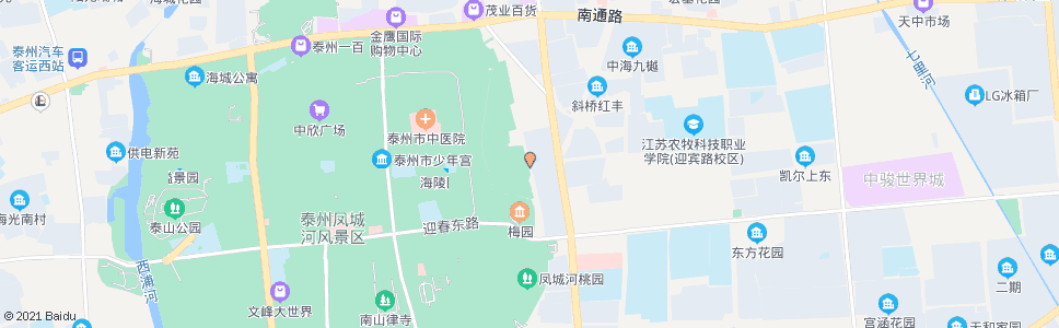 泰州工农路_公交站地图_泰州公交_妙搜公交查询2024