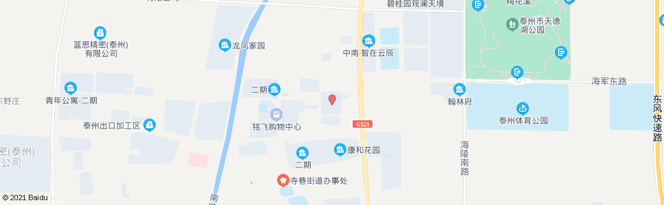 泰州建盈国际城(黄山路)_公交站地图_泰州公交_妙搜公交查询2024