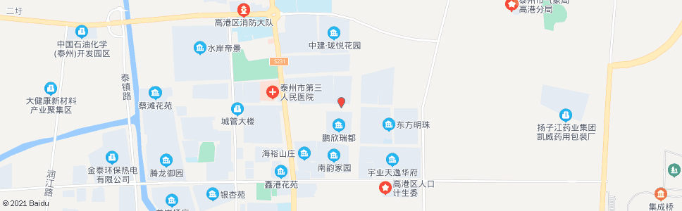 泰州春港东路_公交站地图_泰州公交_妙搜公交查询2024