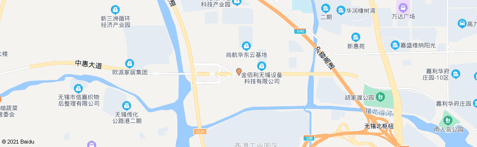 无锡风奇路(中惠大道)_公交站地图_无锡公交_妙搜公交查询2025