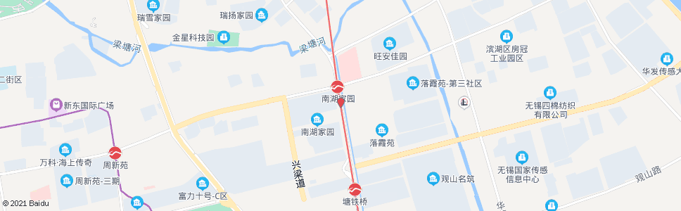 无锡大通路(南湖大道)_公交站地图_无锡公交_妙搜公交查询2024