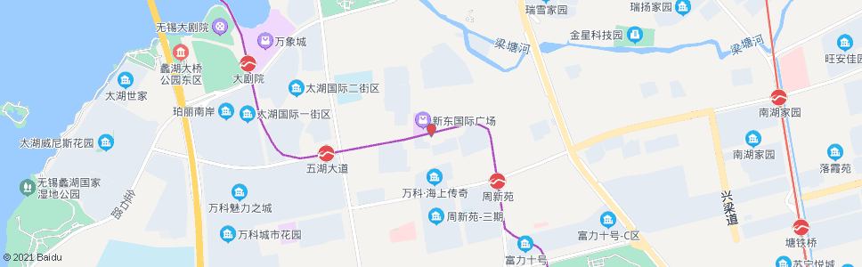 无锡锡南路_公交站地图_无锡公交_妙搜公交查询2024