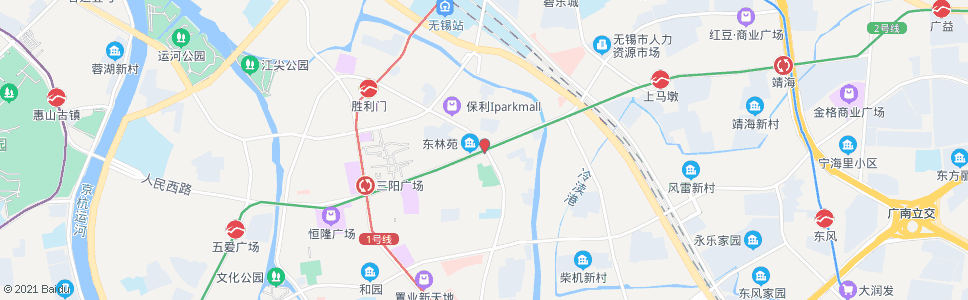 无锡东林广场站_公交站地图_无锡公交_妙搜公交查询2024