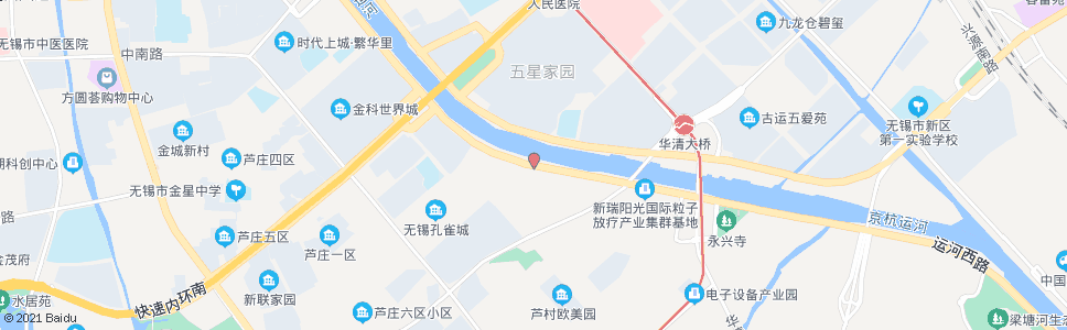 无锡芦青桥(运河西路)_公交站地图_无锡公交_妙搜公交查询2024