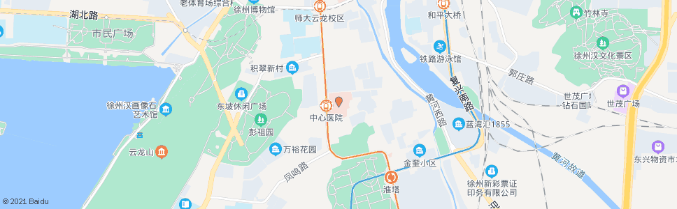 徐州市中心医院_公交站地图_徐州公交_妙搜公交查询2024