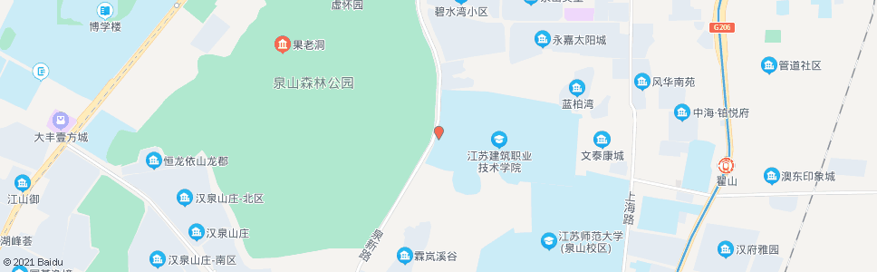 徐州建筑学院西门_公交站地图_徐州公交_妙搜公交查询2024