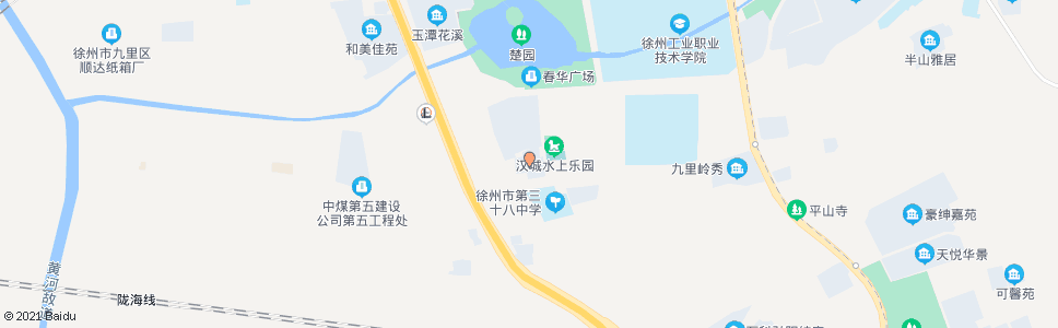 徐州汉城路口(汉城小区)_公交站地图_徐州公交_妙搜公交查询2025