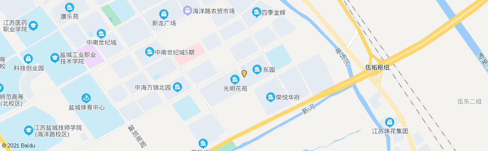 盐城铁军路学海路口_公交站地图_盐城公交_妙搜公交查询2025