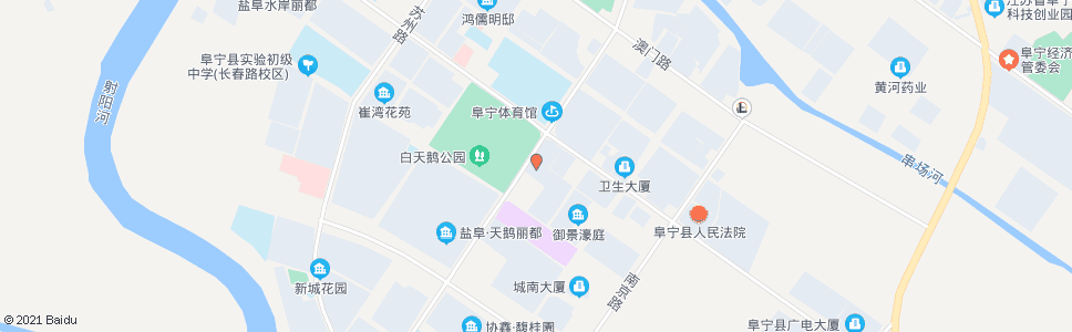 盐城天鹅湖大酒店(新苏国际)_公交站地图_盐城公交_妙搜公交查询2024