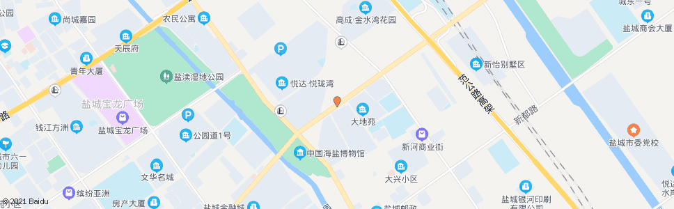 盐城兴业路口_公交站地图_盐城公交_妙搜公交查询2024