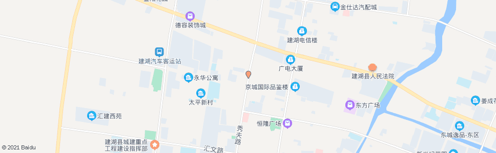 盐城建港桥南_公交站地图_盐城公交_妙搜公交查询2024