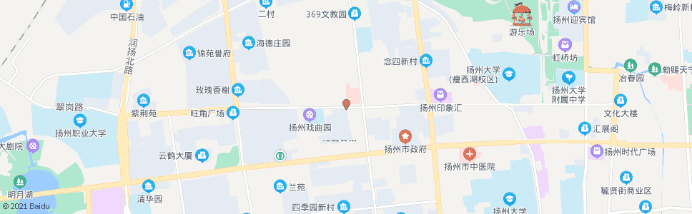 扬州友好_公交站地图_扬州公交_妙搜公交查询2024