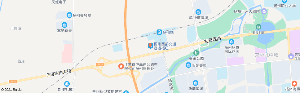 扬州老客运中心(浦江路)_公交站地图_扬州公交_妙搜公交查询2024