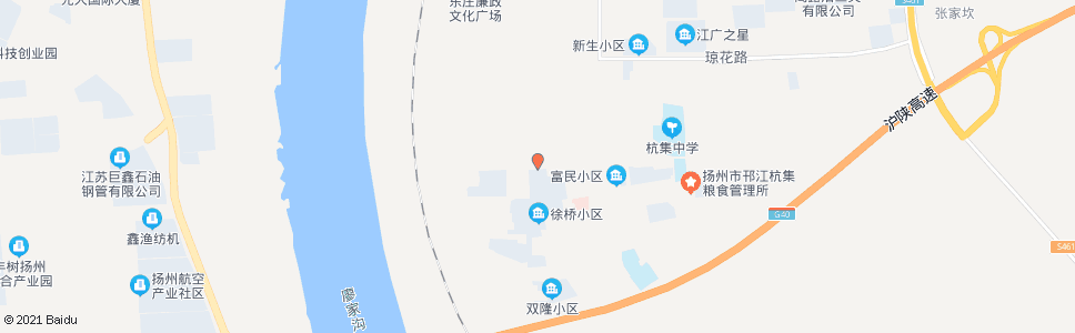 扬州两面针_公交站地图_扬州公交_妙搜公交查询2024