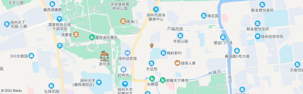 扬州梅岭西路_公交站地图_扬州公交_妙搜公交查询2025