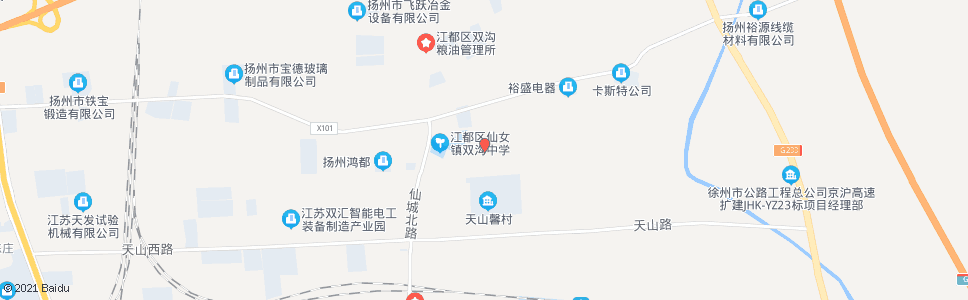 扬州双沟_公交站地图_扬州公交_妙搜公交查询2024