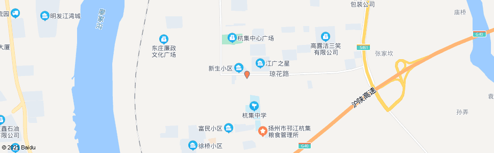 扬州新生村_公交站地图_扬州公交_妙搜公交查询2024