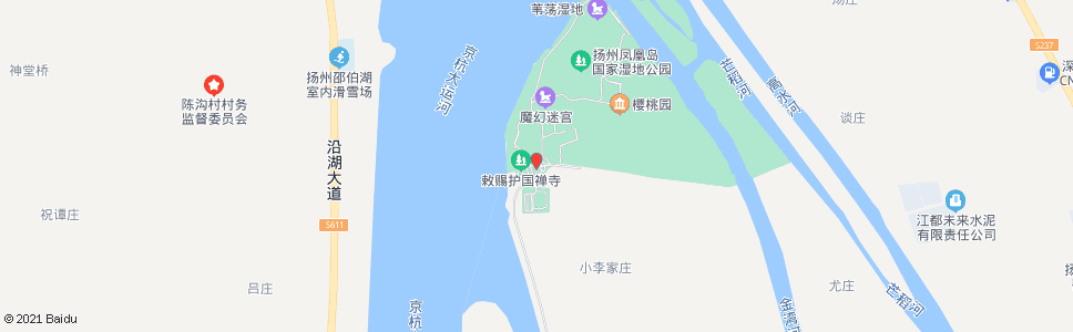 扬州凤凰岛_公交站地图_扬州公交_妙搜公交查询2024