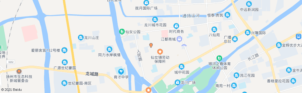 扬州大会堂_公交站地图_扬州公交_妙搜公交查询2024
