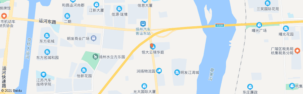 扬州严桥_公交站地图_扬州公交_妙搜公交查询2024
