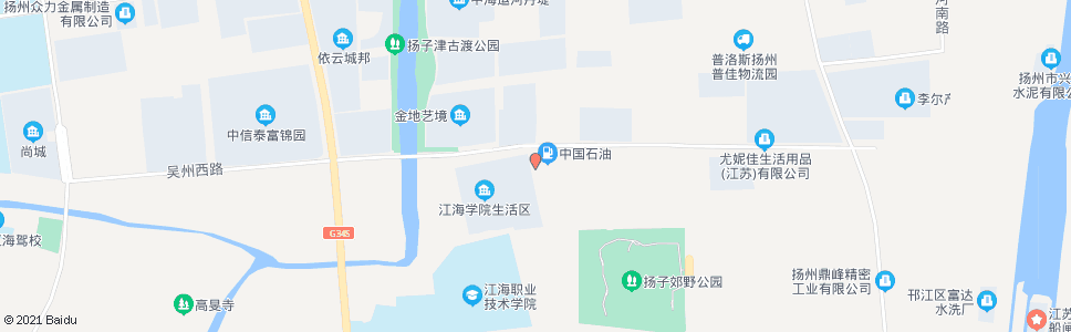 扬州江海学院(高昮寺)_公交站地图_扬州公交_妙搜公交查询2025