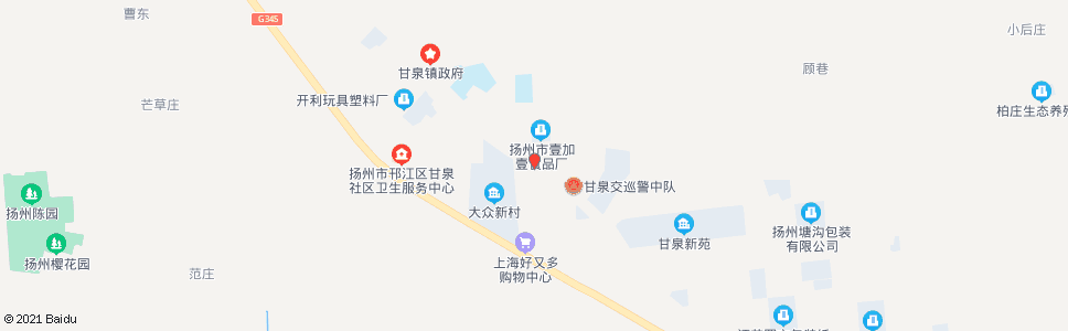 扬州扬州天地公司_公交站地图_扬州公交_妙搜公交查询2024