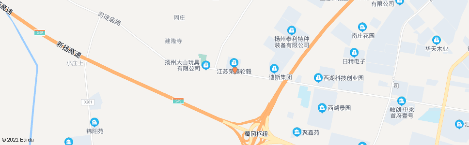 扬州俞桥村_公交站地图_扬州公交_妙搜公交查询2024