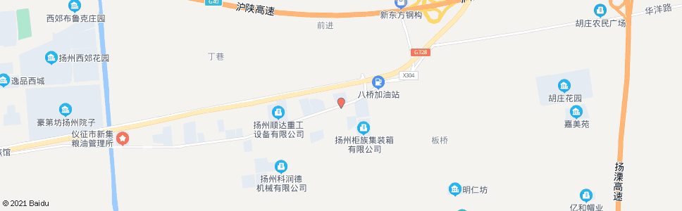 扬州八字桥西_公交站地图_扬州公交_妙搜公交查询2024