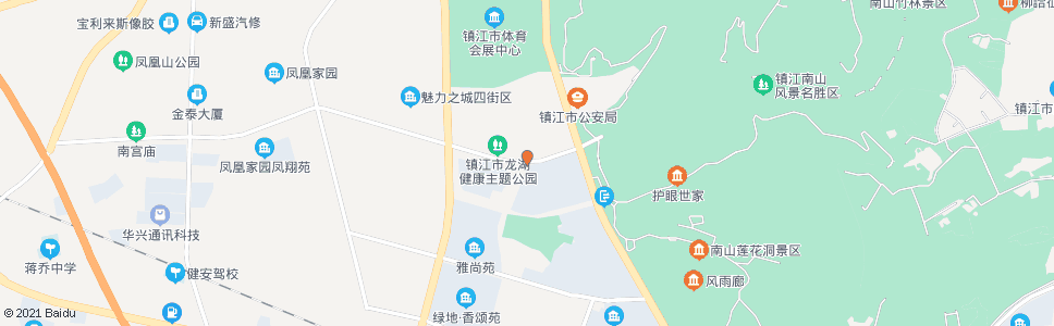 镇江枣林路凤凰山路路口南站_公交站地图_镇江公交_妙搜公交查询2024