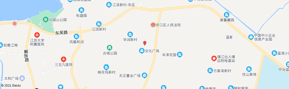 镇江松盛花苑(建设学校)_公交站地图_镇江公交_妙搜公交查询2024