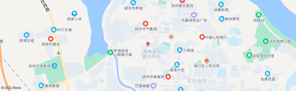 抚州建鼎华城_公交站地图_抚州公交_妙搜公交查询2024