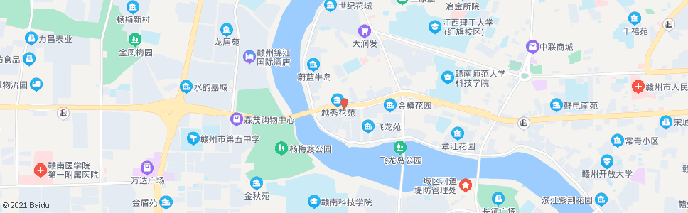 赣州滨江城市广场小区_公交站地图_赣州公交_妙搜公交查询2024