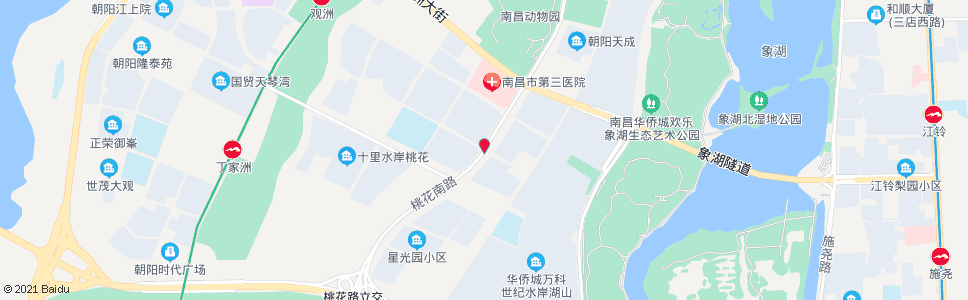 南昌桃花南路_公交站地图_南昌公交_妙搜公交查询2025