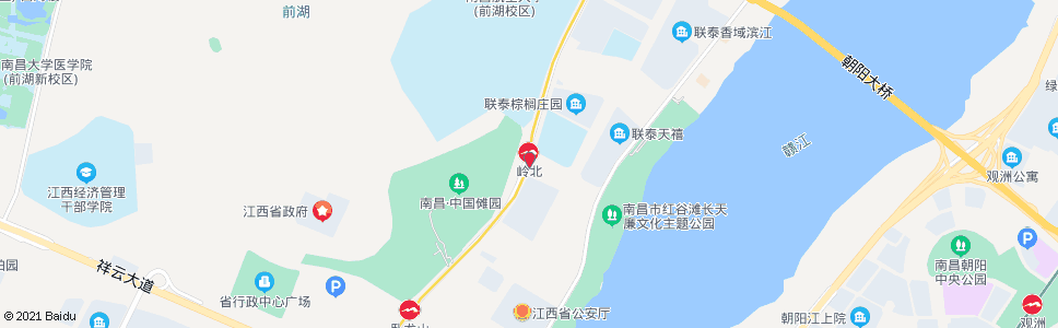 南昌岭北一路口_公交站地图_南昌公交_妙搜公交查询2025