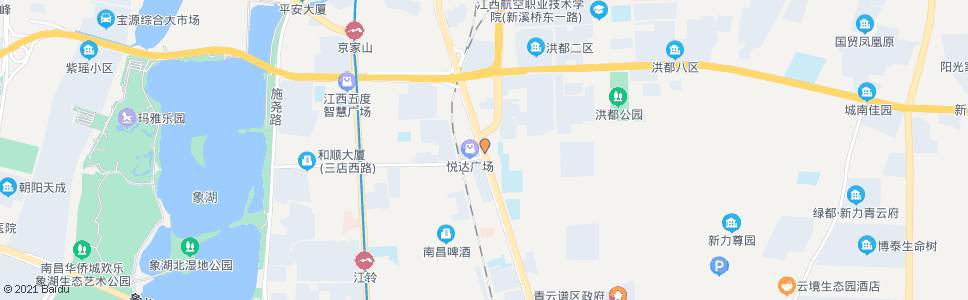 南昌三店西路东口_公交站地图_南昌公交_妙搜公交查询2024