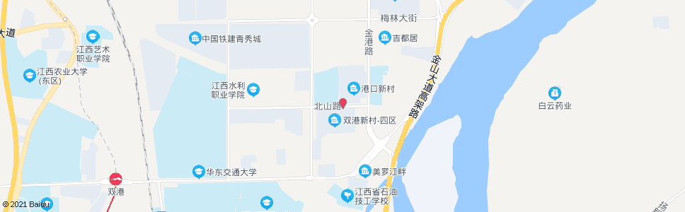 南昌港口新村_公交站地图_南昌公交_妙搜公交查询2025