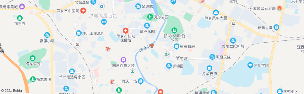 萍乡六中(后)_公交站地图_萍乡公交_妙搜公交查询2024